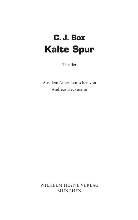 Kalte Spur