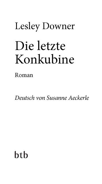 Die letzte Konkubine - Roman