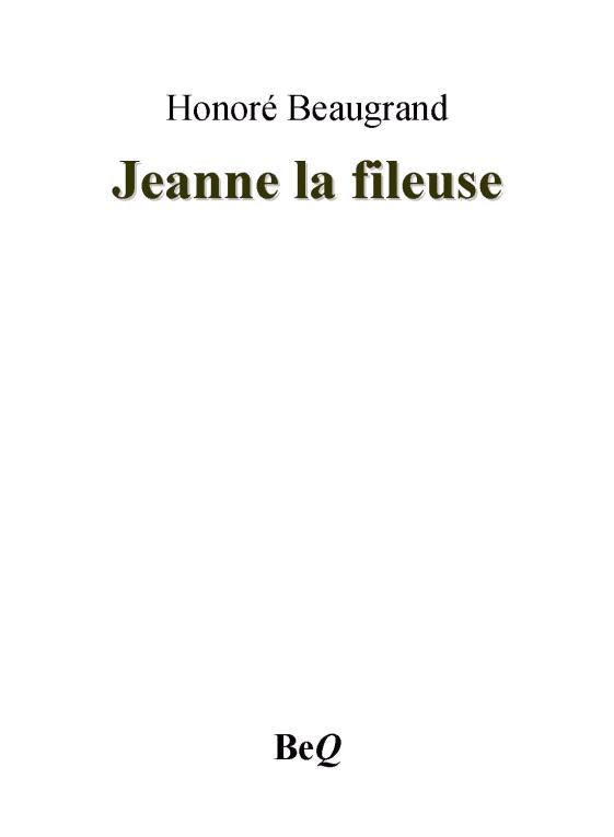 Jeanne la fileuse