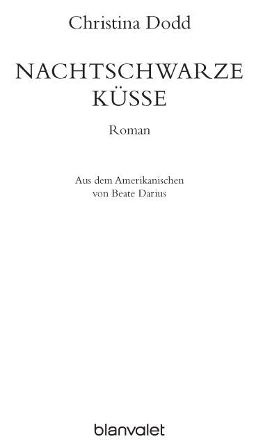 Nachtschwarze Küsse - Scent of Darkness