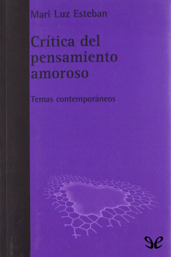 Crítica del pensamiento amoroso