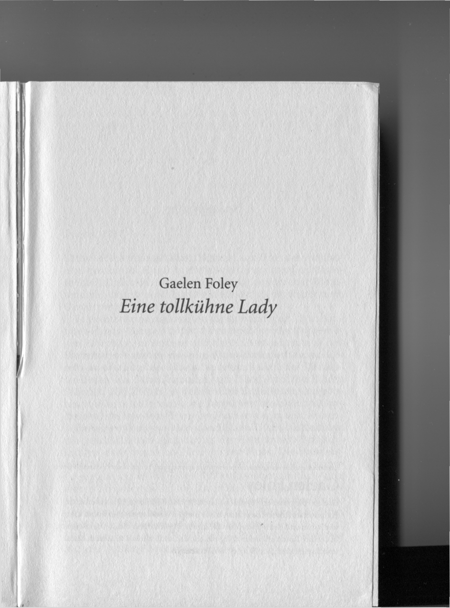 Eine tollkuehne Lady