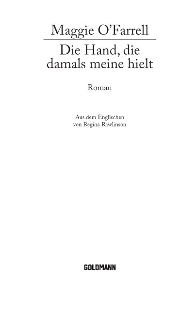 Die Hand die damals meine hielt - Roman
