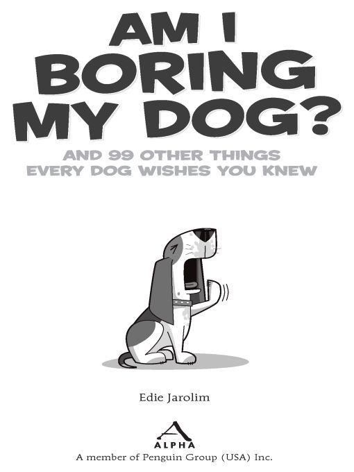 Am I Boring My Dog