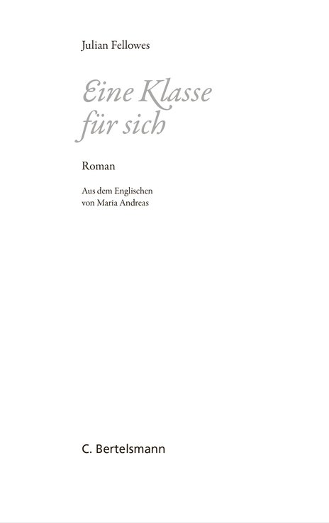 Eine Klasse für sich