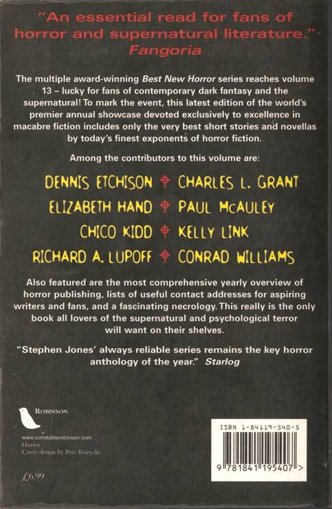 The Mammoth Book of Best New Horror 13