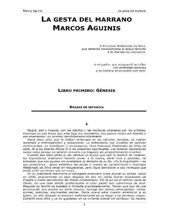 La gesta del marrano