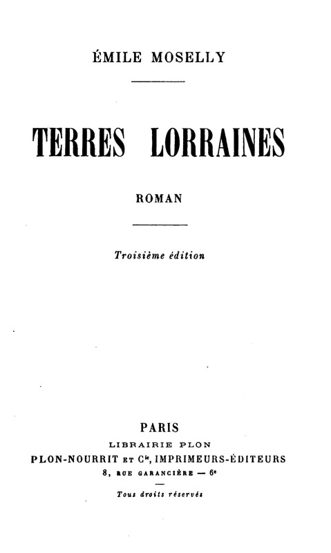 Terres lorraines
