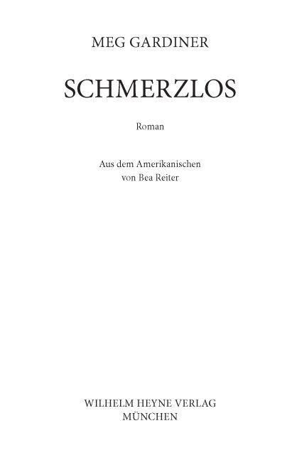 Schmerzlos: Thriller
