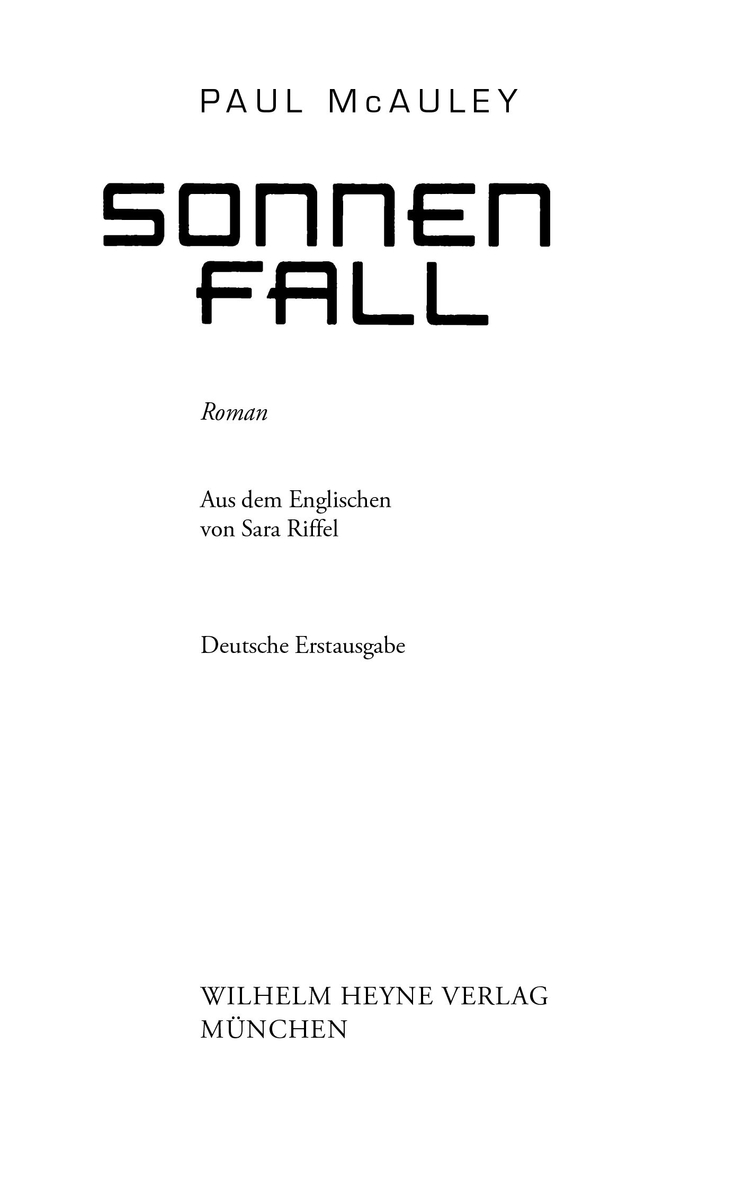 Sonnenfall - McAuley, P: Sonnenfall - The Gardens of Sun