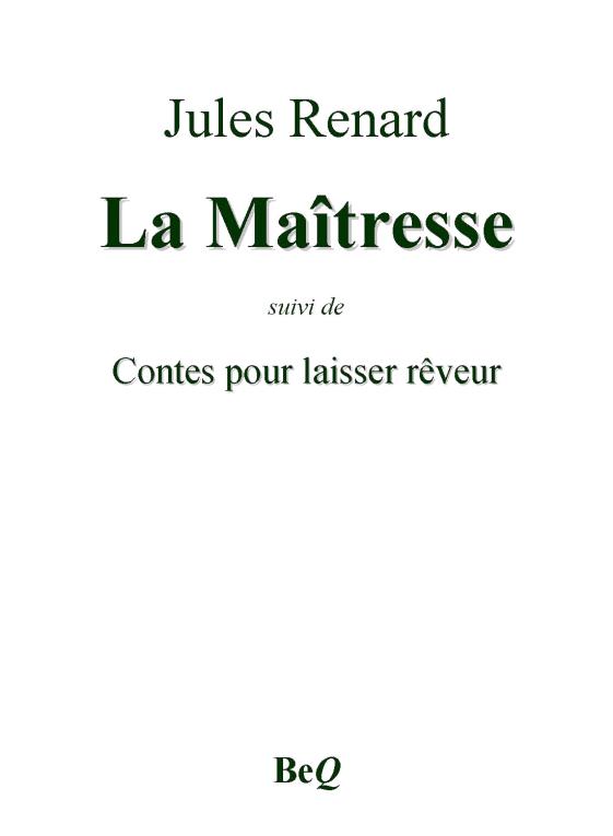 La maîtresse