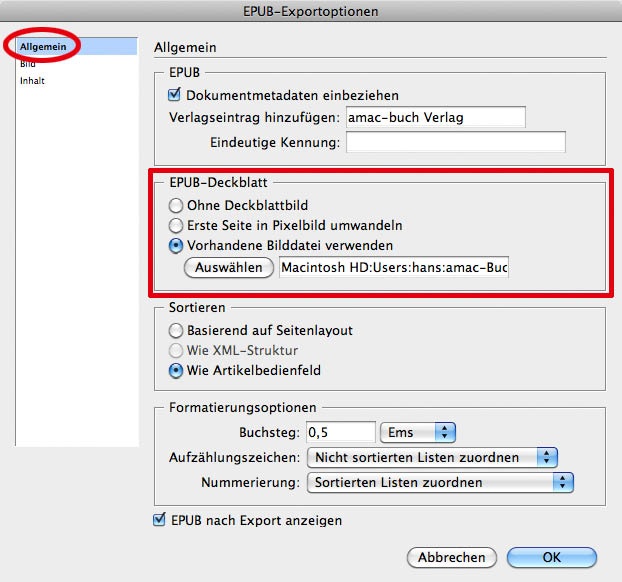 ePub Publishing mit Adobe InDesign