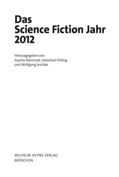 Heyne - Das Science Fiction Jahr 2012