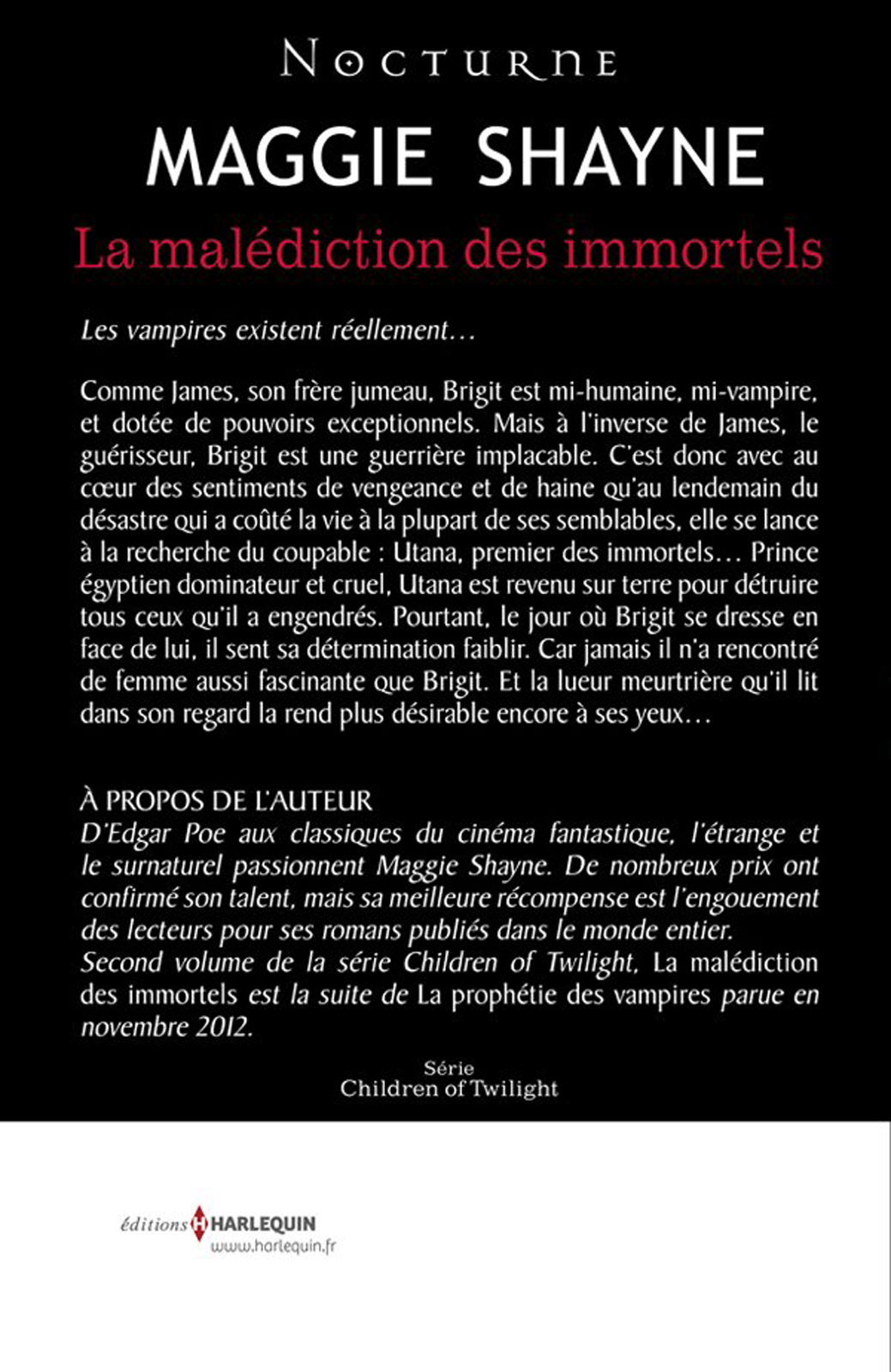 La malédiction des immortels