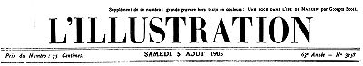 L'Illustration, No. 3258, 5 Août 1905