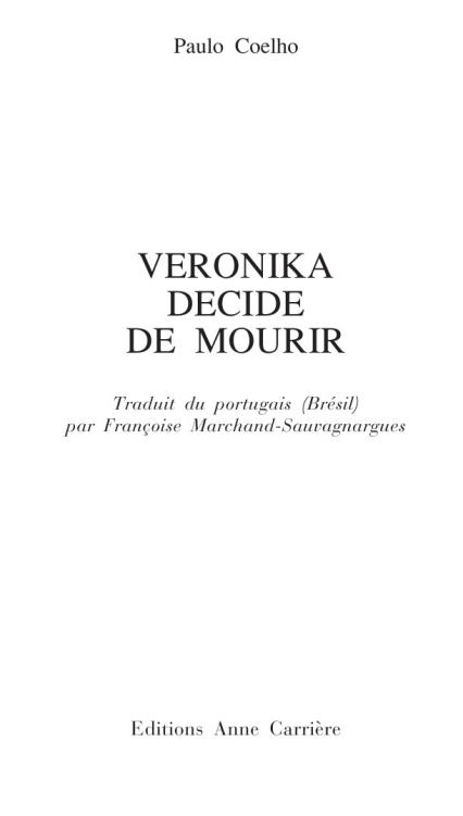 Veronika Décide De Mourir
