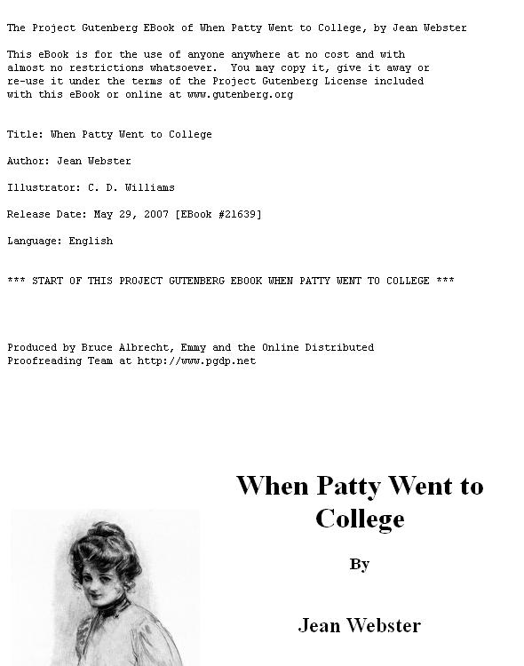 When Patty Went to College